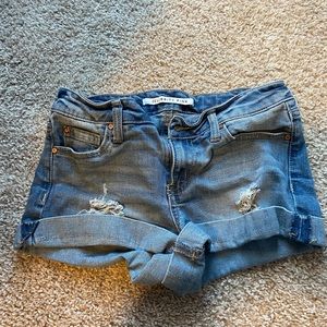 Denim shorts
